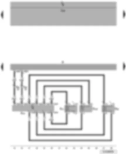 Wiring Diagram  VW JETTA 2010 - Radio - left frequency switch - front left treble loudspeaker - front left bass loudspeaker - front left mid-range loudspeaker