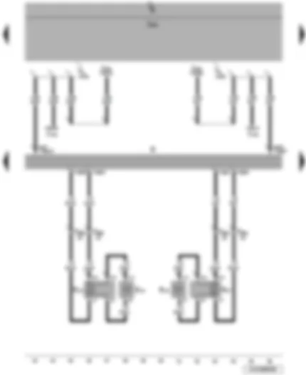 Wiring Diagram  VW JETTA 2010 - Mobile telephone operating electronics control unit - data bus diagnostic interface - radio