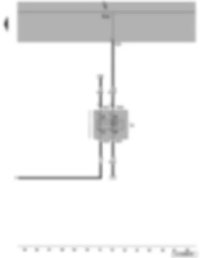 Wiring Diagram  VW JETTA 2010 - Heated rear window relay - onboard supply control unit