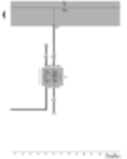 Wiring Diagram  VW JETTA 2010 - Heated rear window relay - onboard supply control unit