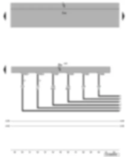 Wiring Diagram  VW JETTA 2010 - Telephone transmitter and receiver unit