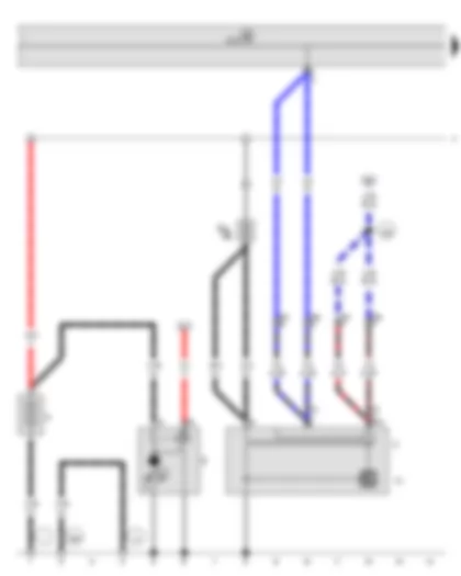 Wiring Diagram  VW JETTA 2007 - Starter - Alternator - Onboard supply control unit