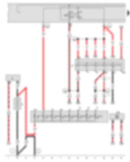 Wiring Diagram  VW JETTA 2004 - Battery - Ignition/starter switch