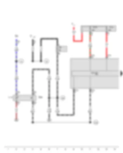 Wiring Diagram  VW JETTA 2007 - TCS and ESP button - ABS control unit - Stabilization program button illumination bulb