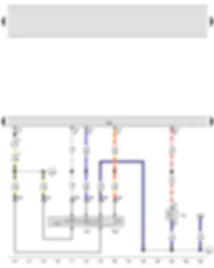 Wiring Diagram  VW JETTA 2008 - Clutch pedal switch - Diesel direct injection system control unit