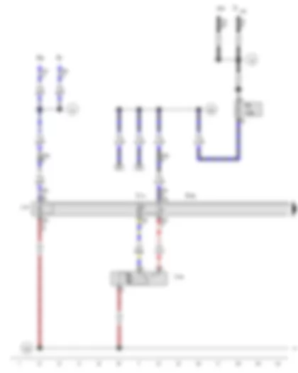 Wiring Diagram  VW JETTA 2008 - Fresh air and air recirculation flap switch - Fresh air and air recirculation warning lamp - Button illumination bulb - Fresh air and air recirculation flap control motor