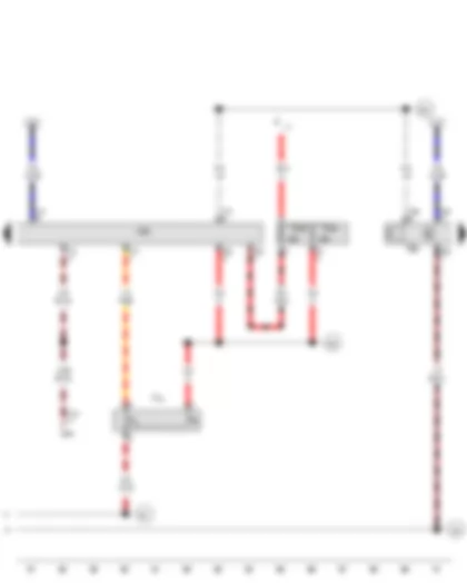 Wiring Diagram  VW JETTA 2010 - Radiator fan control unit