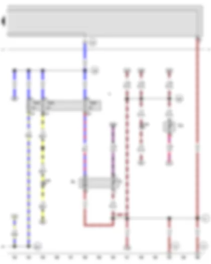 Wiring Diagram  VW JETTA 2010 - Fuel gauge sender - Fuel system pressurisation pump - Coolant shortage indicator sender