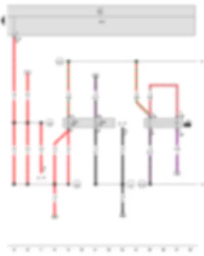 Wiring Diagram  VW JETTA 2015 - Main relay - Onboard supply control unit