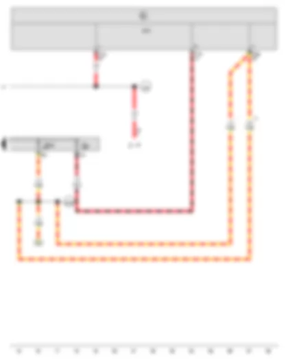 Wiring Diagram  VW JETTA 2012 - Onboard supply control unit