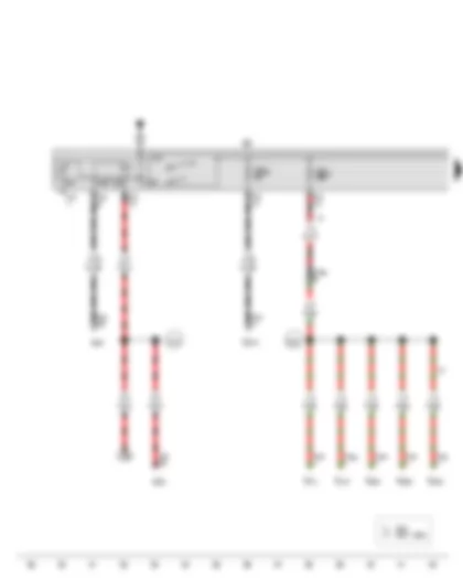 Wiring Diagram  VW JETTA 2014 - Main relay - Terminal 30 voltage supply relay - Fuse holder B