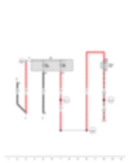 Wiring Diagram  VW JETTA 2016 - Fuse 1 in fuse holder A - Fuse 4 in fuse holder A - Fuse 53 on fuse holder C