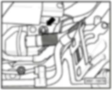 VW JETTA 2014 Earth points, in engine compartment