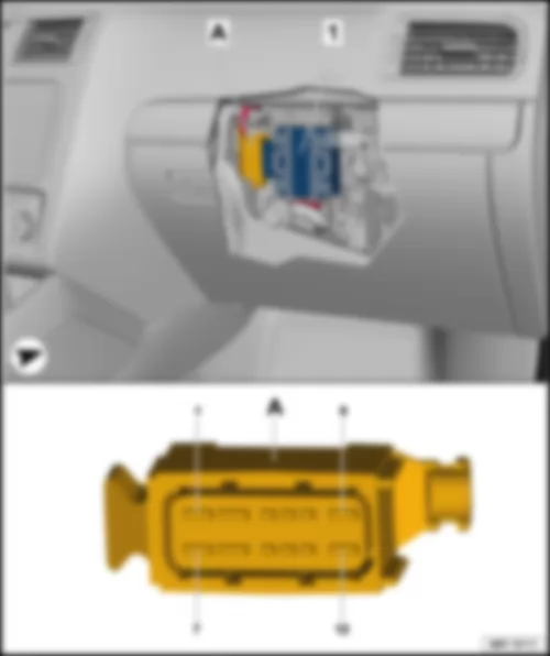 VW JETTA 2015 Voltage stabilizer J532