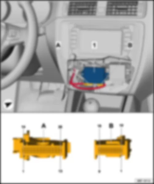VW JETTA 2015 Parking aid control unit J446