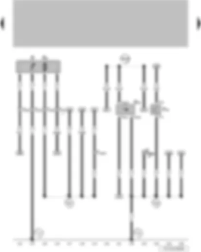 Wiring Diagram  VW KOMBI 2014 - Brake fluid level warning contact - fuel gauge sender - fuel system pressurisation pump - speedometer sender