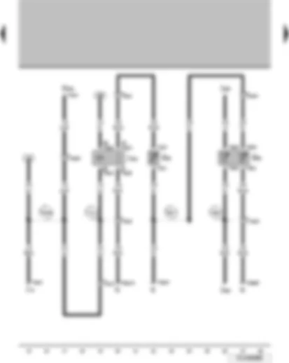 Wiring Diagram  VW KOMBI 2009 - Coolant shortage indicator sender - coolant temperature sender - coolant level relay