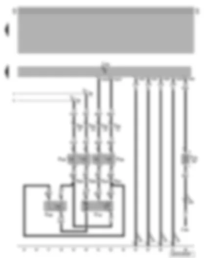 Wiring Diagram  VW LT 1997 - Passenger compartment central locking