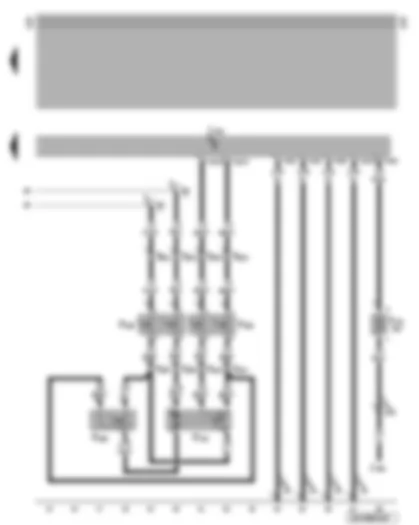Wiring Diagram  VW LT 2001 - Passenger compartment central locking