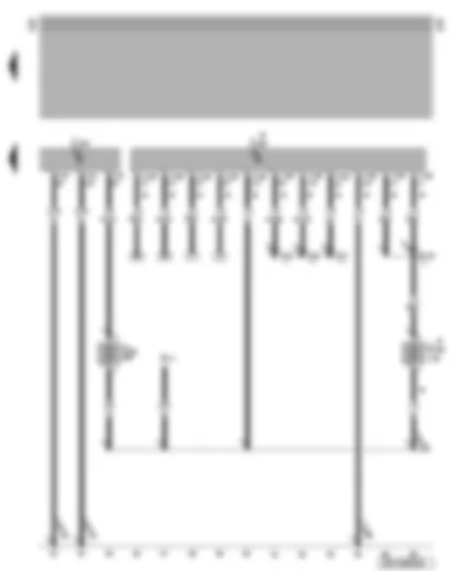 Wiring Diagram  VW LT 2005 - Central locking remote control - control unit - remote control fuse