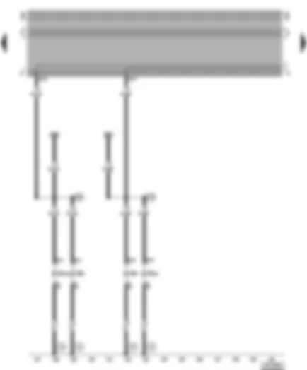 Wiring Diagram  VW LT 1997 - Front turn signal - side turn signal bulbs