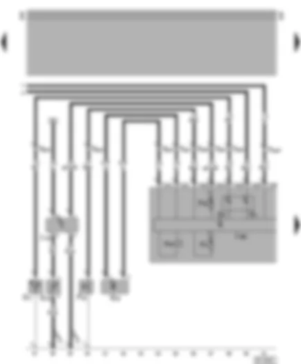 Wiring Diagram  VW LT 1997 - Dash panel insert - fuel gauge - coolant temperature gauge - coolant shortage indicator - oil pressure warning - speedometer sender