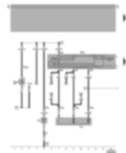 Wiring Diagram  VW LT 1997 - Electrically adjustable and heated exterior mirror - left