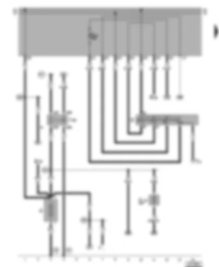 Wiring Diagram  VW LT 1997 - Battery - ignition/starter switch
