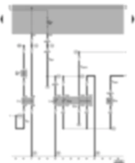 Wiring Diagram  VW LT 1997 - Air conditioner switch