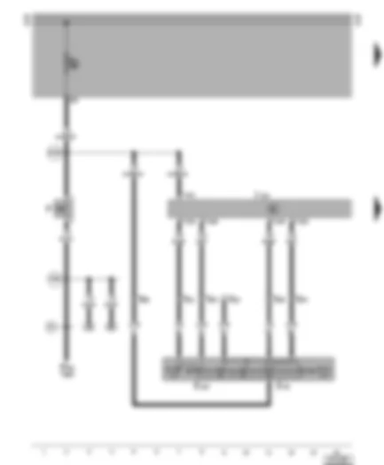 Wiring Diagram  VW LT 1997 - Cruise control system switch