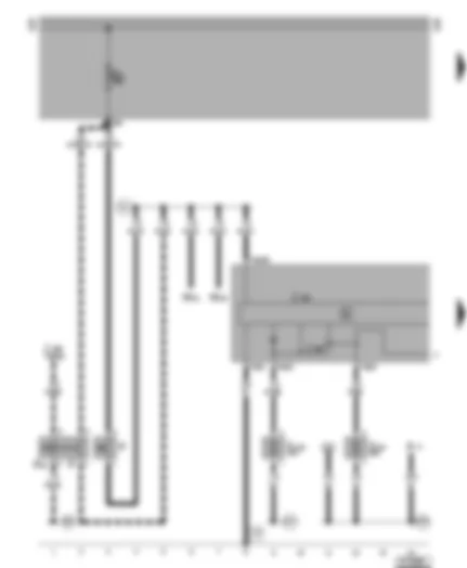 Wiring Diagram  VW LT 1998 - ABS with EDL control unit - brake light switch