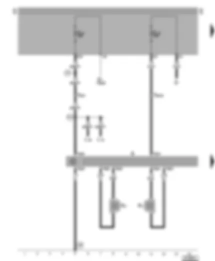 Wiring Diagram  VW LT 1999 - Radio - front loudspeakers