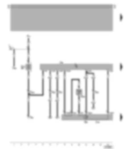 Wiring Diagram  VW LT 1999 - Heater control unit - additional air heater fuse - temperature sensor - flame monitor