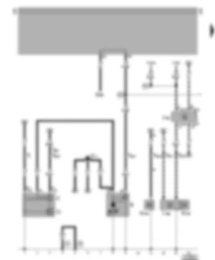 Wiring Diagram  VW LT 1999 - Alternator - starter - fuel shut-off valve - immobilizer control unit - fuel shut-off valve control unit