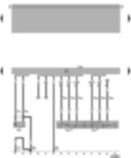 Wiring Diagram  VW LT 1999 - Diesel direct injection system control unit - cruise control system switch (CCS) - needle lift sender
