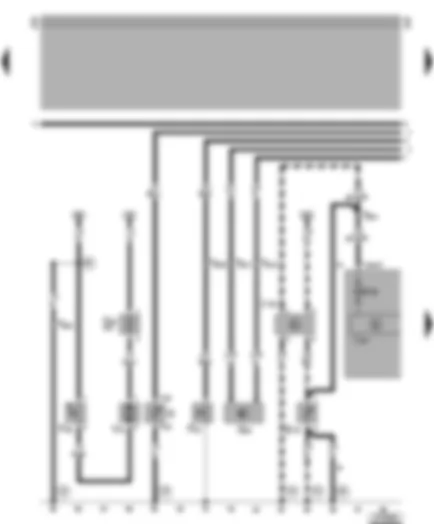 Wiring Diagram  VW LT 1999 - Dash panel insert - continued coolant circulation - oil pressure switch - speedometer sender - coolant shortage indicator - fuel gauge sender