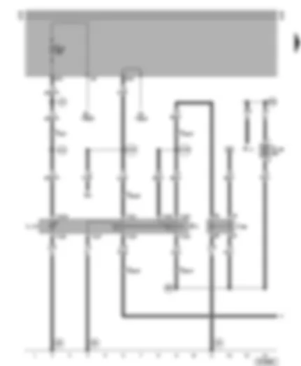 Wiring Diagram  VW LT 1997 - Rotating light and horn repeat system switch - rotating light relay