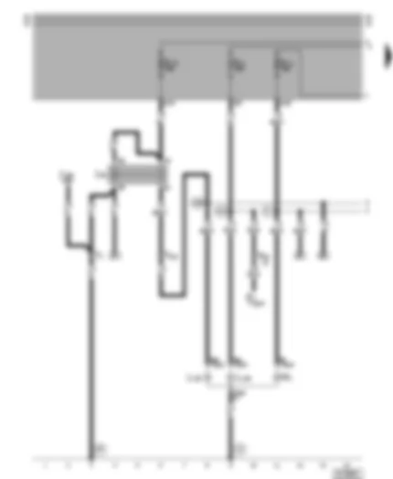 Wiring Diagram  VW LT 1997 - Left headlight - left side light