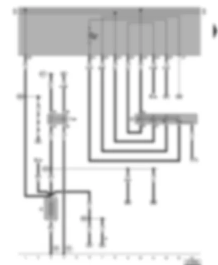 Wiring Diagram  VW LT 1999 - Battery - ignition/starter switch