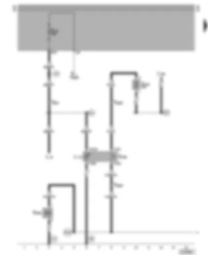Wiring Diagram  VW LT 1999 - Power take-off switch - power take-off valve