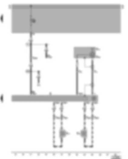 Wiring Diagram  VW LT 1999 - Radio - rear loudspeakers - electronic boosted roof aerial