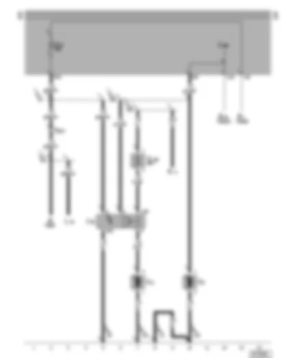 Wiring Diagram  VW LT 1997 - Headlight washer system