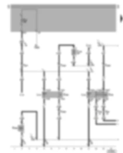 Wiring Diagram  VW LT 2006 - Power take-off switch - power take-off valve - working speed control switch