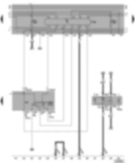 Wiring Diagram  VW LT 2003 - Intermittent wiper switch - rear fog light switch