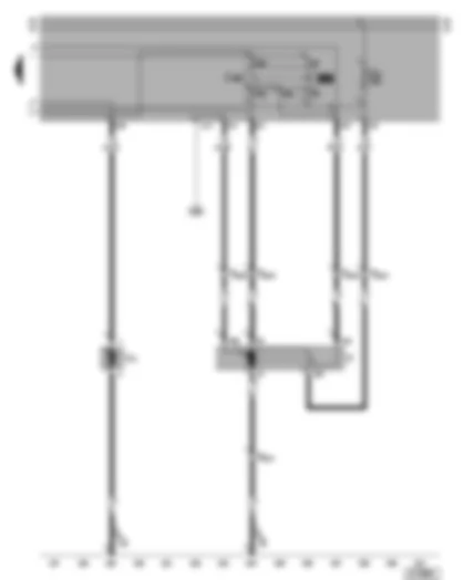 Wiring Diagram  VW LT 2005 - Wiper motor relay - wiper motor - washer pump