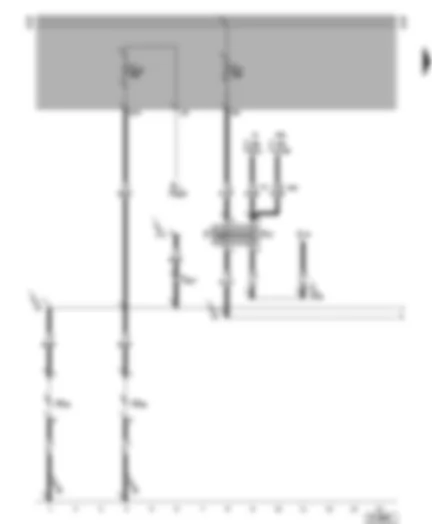 Wiring Diagram  VW LT 2006 - Brake light switch - left side marker lights