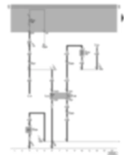 Wiring Diagram  VW LT 2006 - Power take-off fuse - power take-off switch - power take-off valve