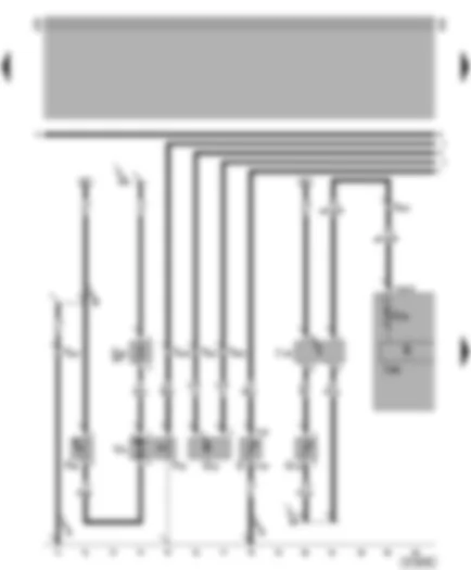 Wiring Diagram  VW LT 1997 - Dash panel insert - continued coolant circulation - oil pressure switch - speedometer sender - coolant shortage indicator