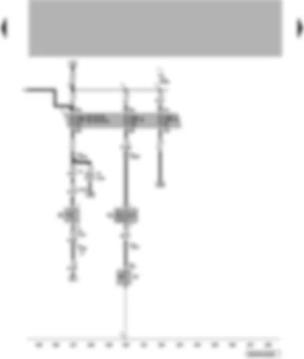 Wiring Diagram  VW LUPO 1999 - Horn - reversing light switch