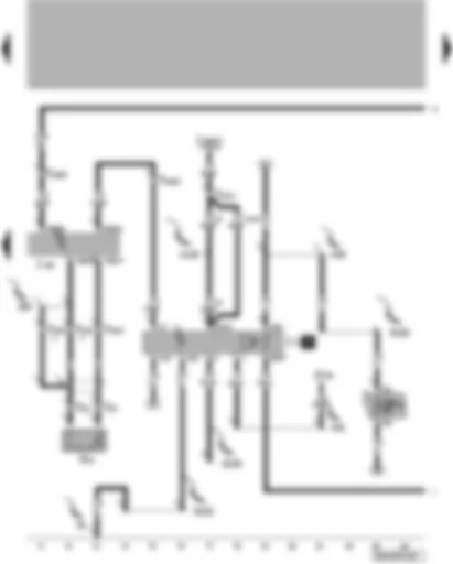 Wiring Diagram  VW LUPO 2001 - Motronic control unit - knock sensor - fuel pump relay